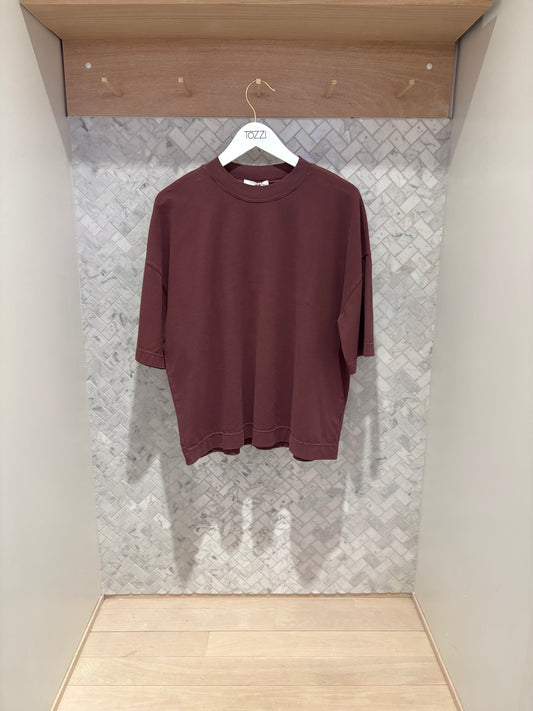 CIRCOLO 1901 | T-Shirt "Boxy" - Bordeaux