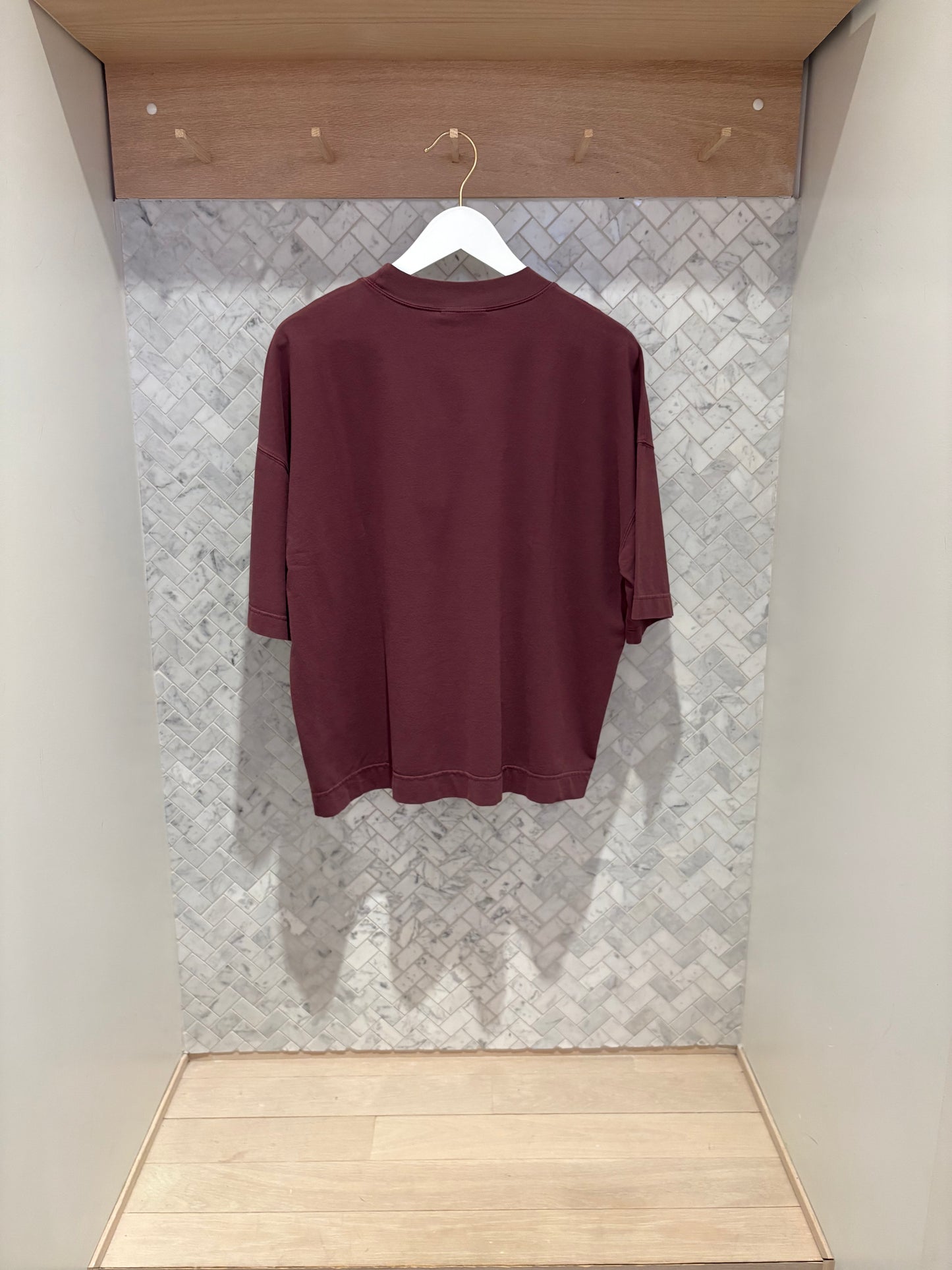 CIRCOLO 1901 | T-Shirt "Boxy" - Bordeaux