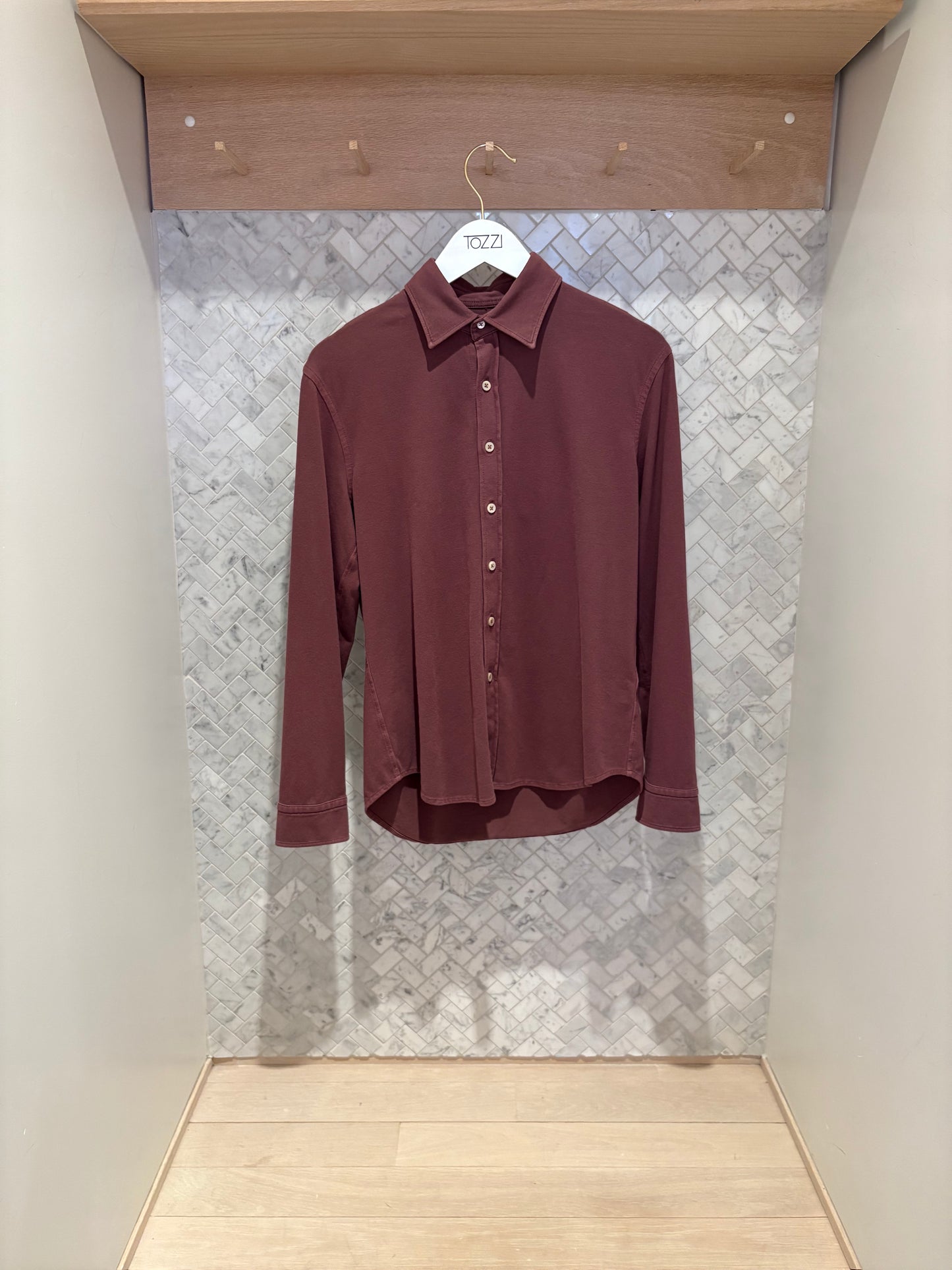 CIRCOLO 1901 | Chemisier en coton - Bordeaux