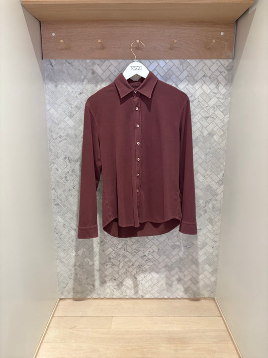 CIRCOLO 1901 | Chemisier en coton - Bordeaux