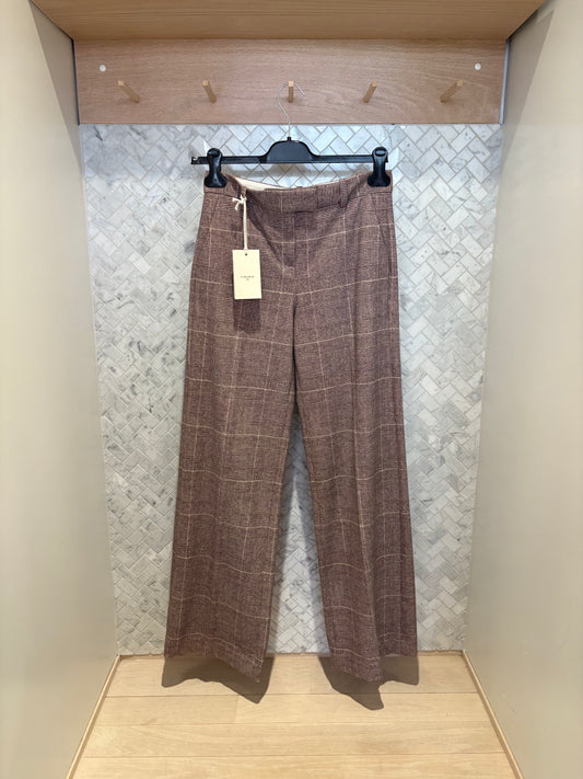 CIRCOLO 1901 | Pantalon habillé "Borgo" - Bordeaux