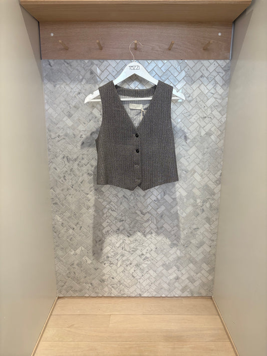 CIRCOLO 1901 |  Gilet en coton - Gris