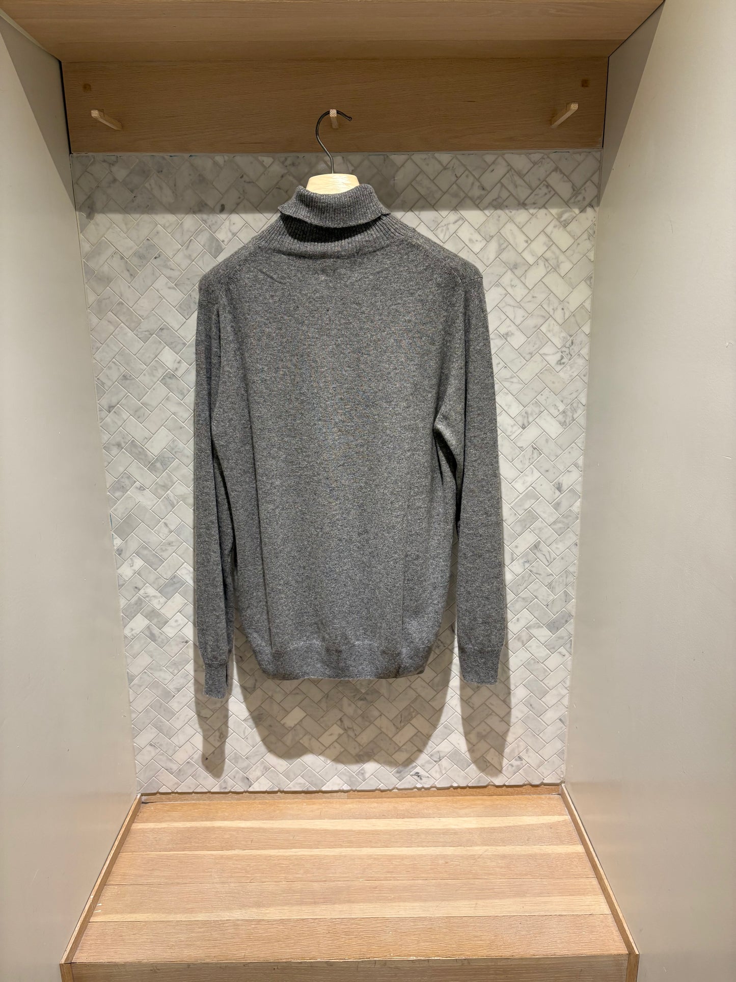 SAND Copenhagen | Col roulé en laine mélangée - Gris