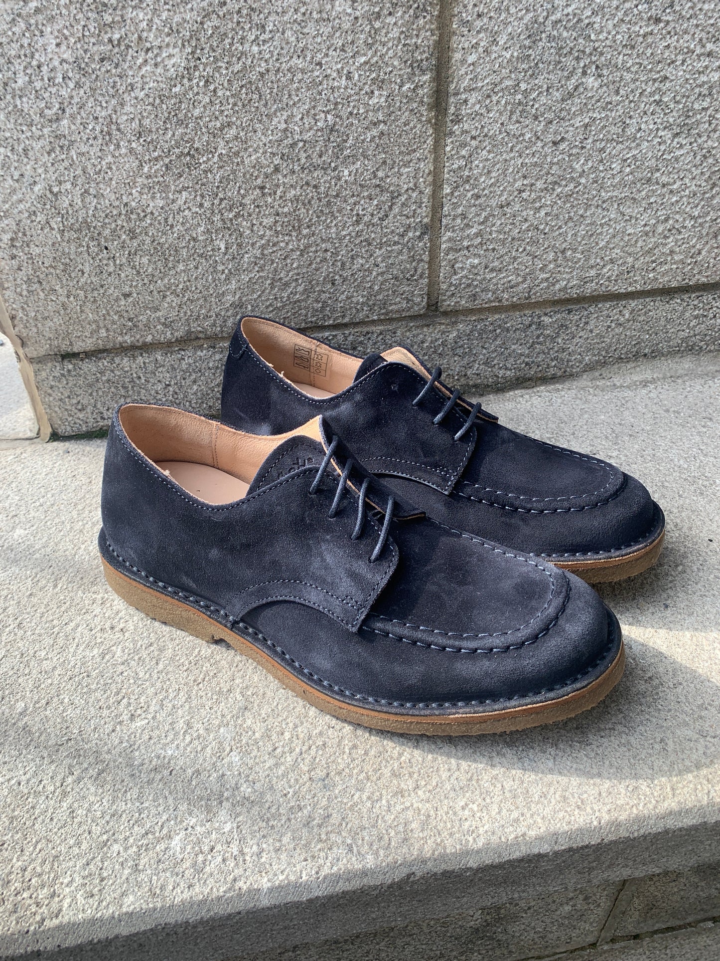 Astorflex | Chaussure derby en daim ''Carflex'' - Marine