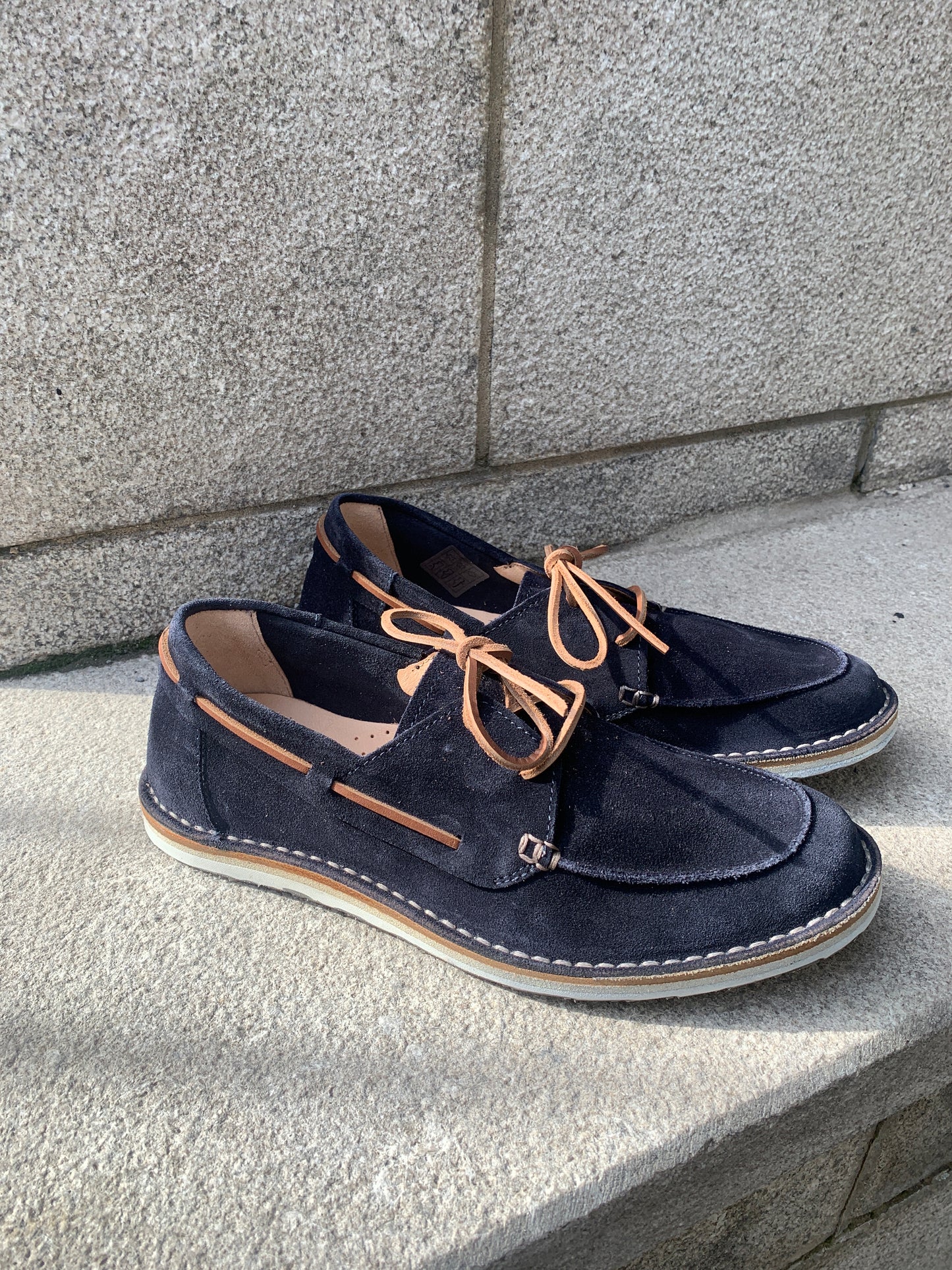 Astorflex | Chaussures bateau en daim ''Dockflex'' - Marine