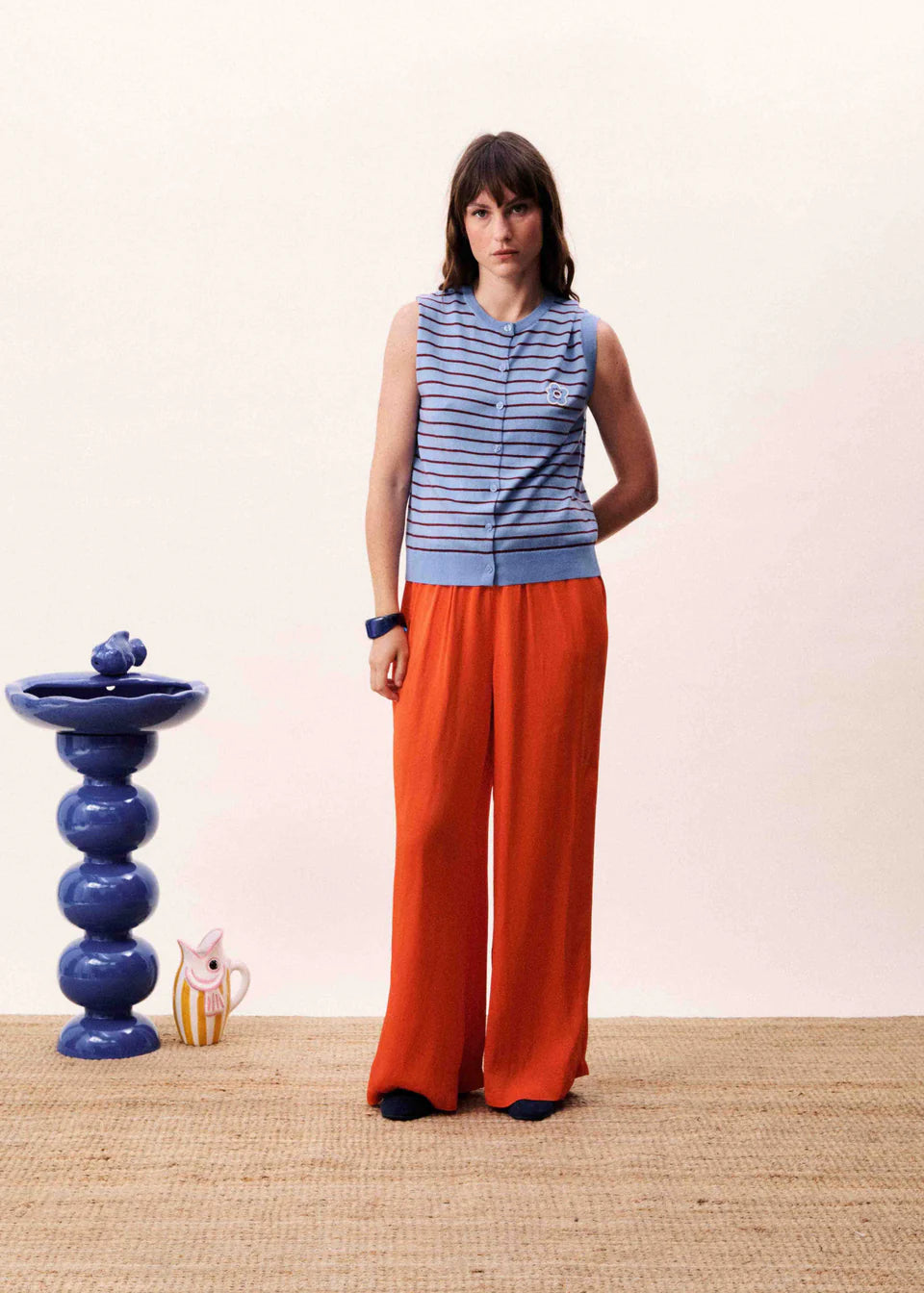 FRNCH | Pantalon ''Ecume'' - Rouge