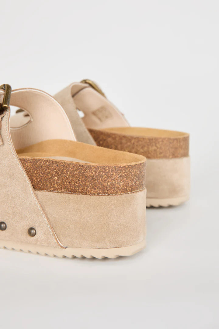 "INTENTIONALLY | Sandale à platforme "COOPER-2" - Taupe