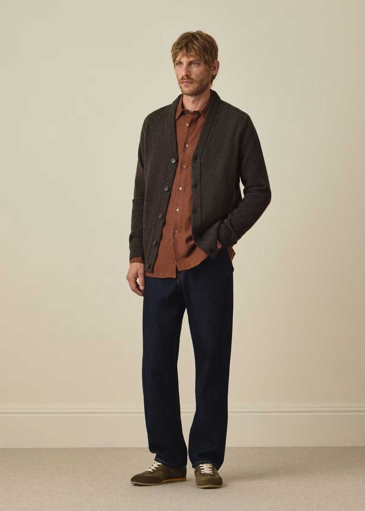 Paul Smith | Cardigan en laine mérinos - Marron