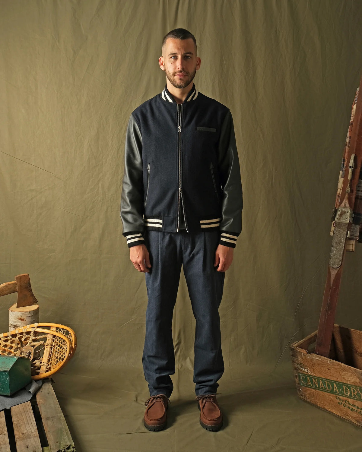 Outclass | Veste bomber - Bleu Marine