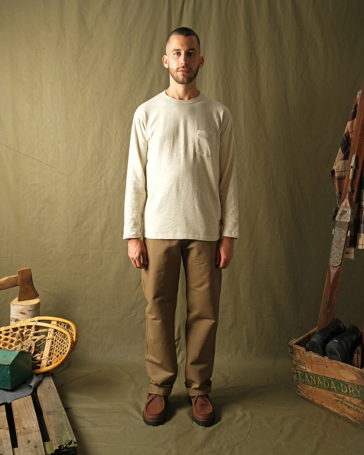 Outclass | T-shirt à manches longues - Écru