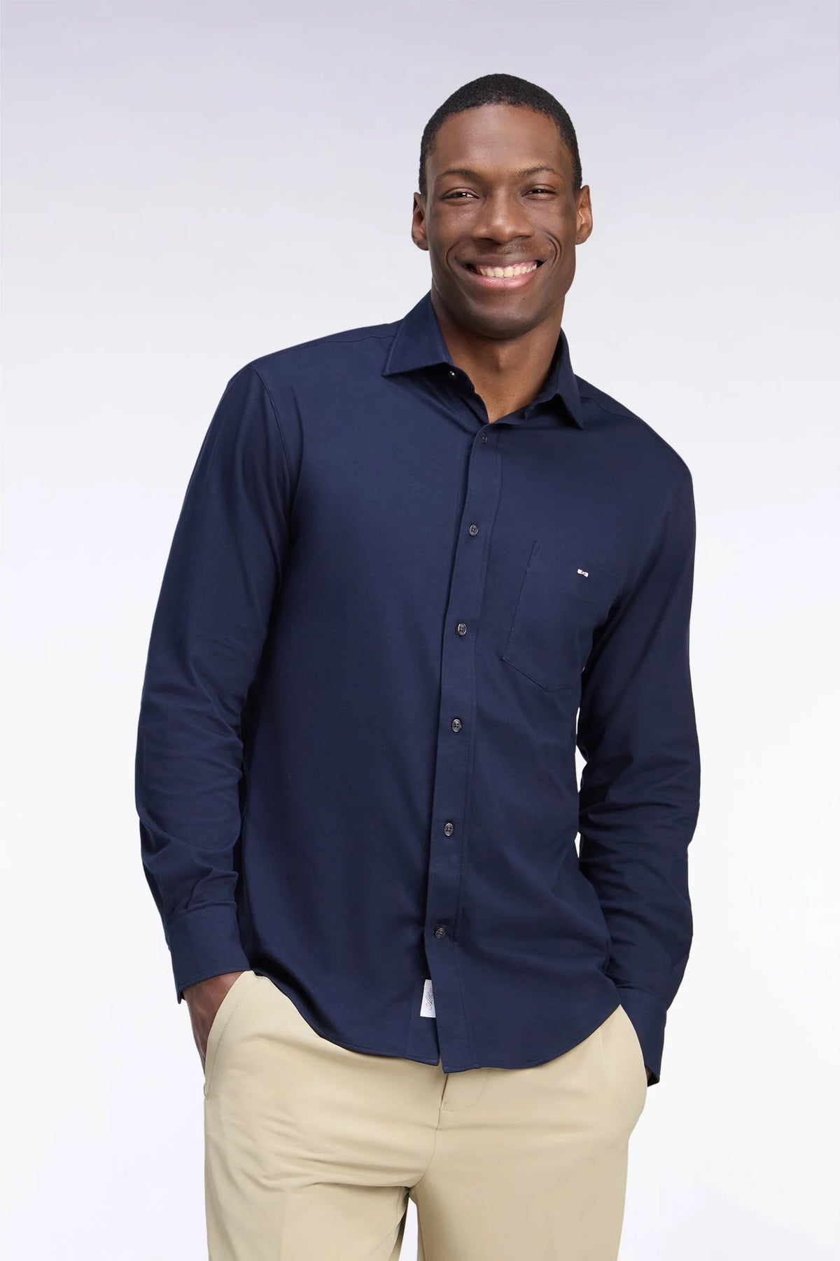 Eden Park | Chemise en cotton - Bleu Marine