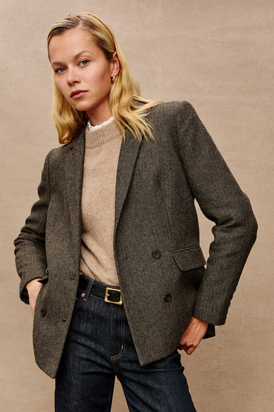 Rails | Blazer "Jac" - Noir/Marron