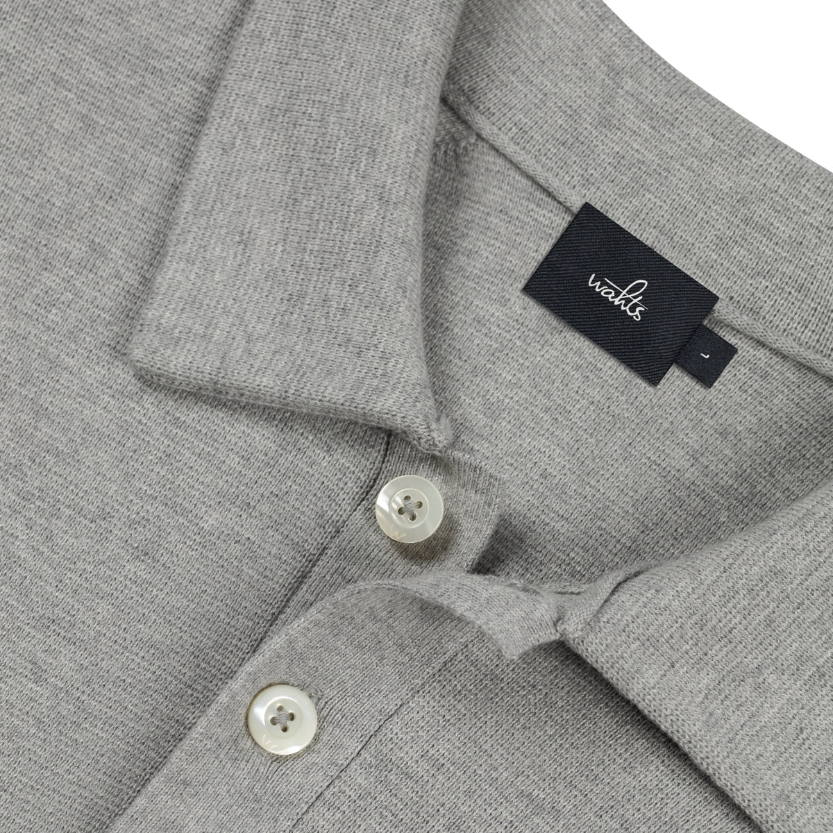 WAHTS | Polo à manche longue "Crawford" - Gris