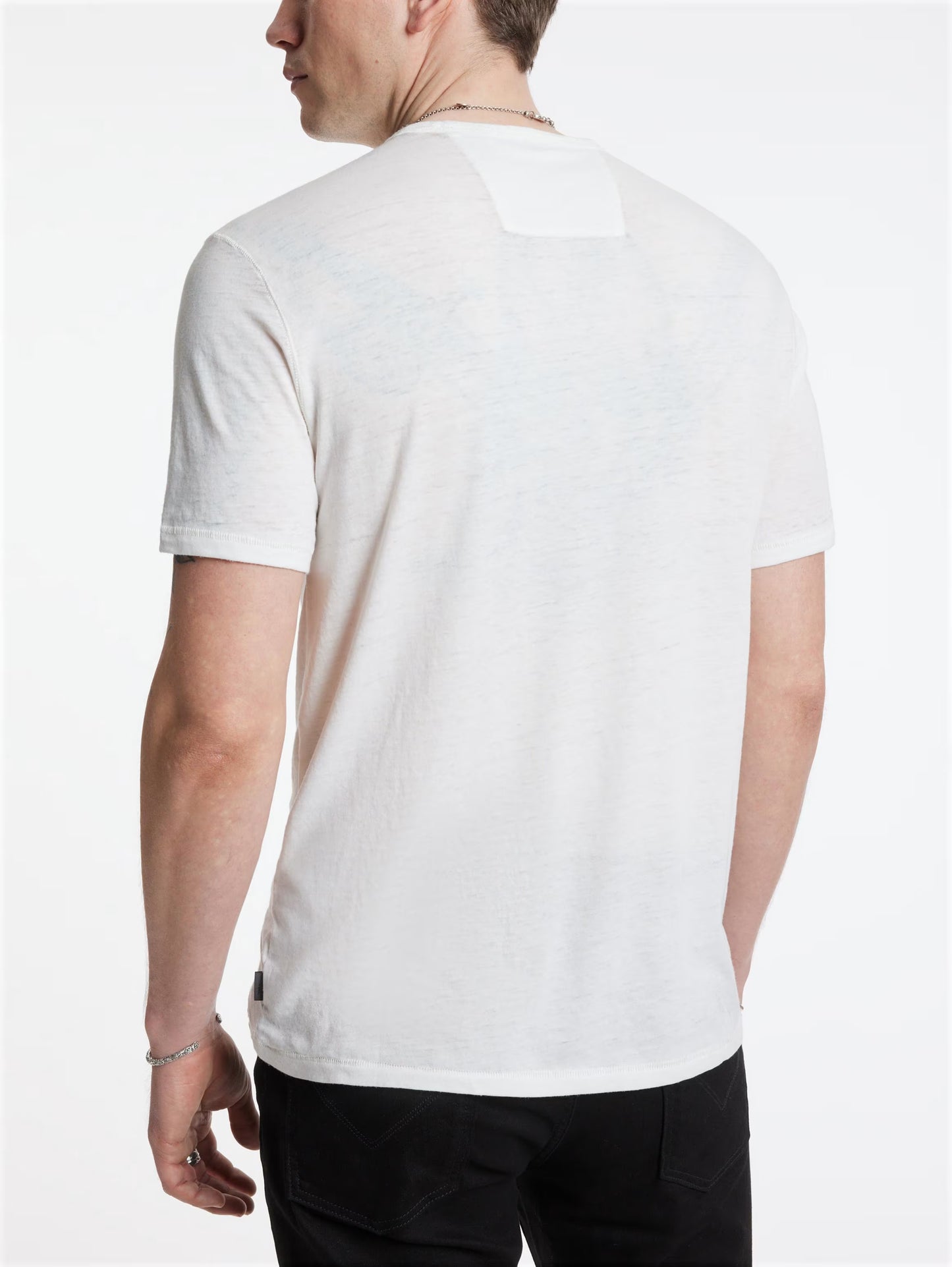 John Varvatos | Le t-shirt à poche ''Bond Burnout'' - Blanc sel