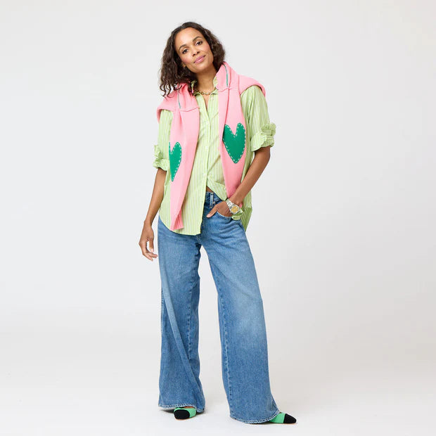 KERRI ROSENTHAL | Chemise "MIA" - Vert lime