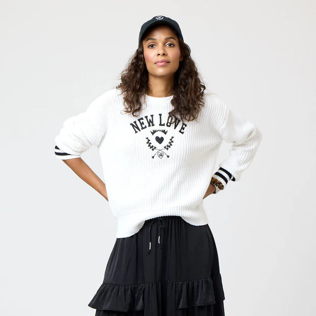 KERRI ROSENTHAL | Pull en coton "Boyfriend New Love"