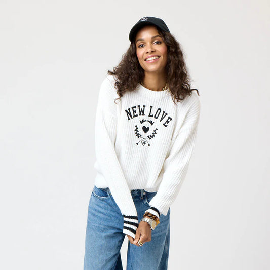 KERRI ROSENTHAL | Pull en coton "Boyfriend New Love"