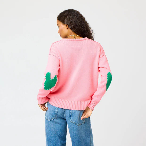 KERRI ROSENTHAL | Pull en coton "Frenchy" - Rose