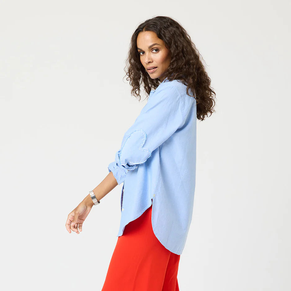 KERRI ROSENTHAL | Chemise "Mia"- Bleu pale