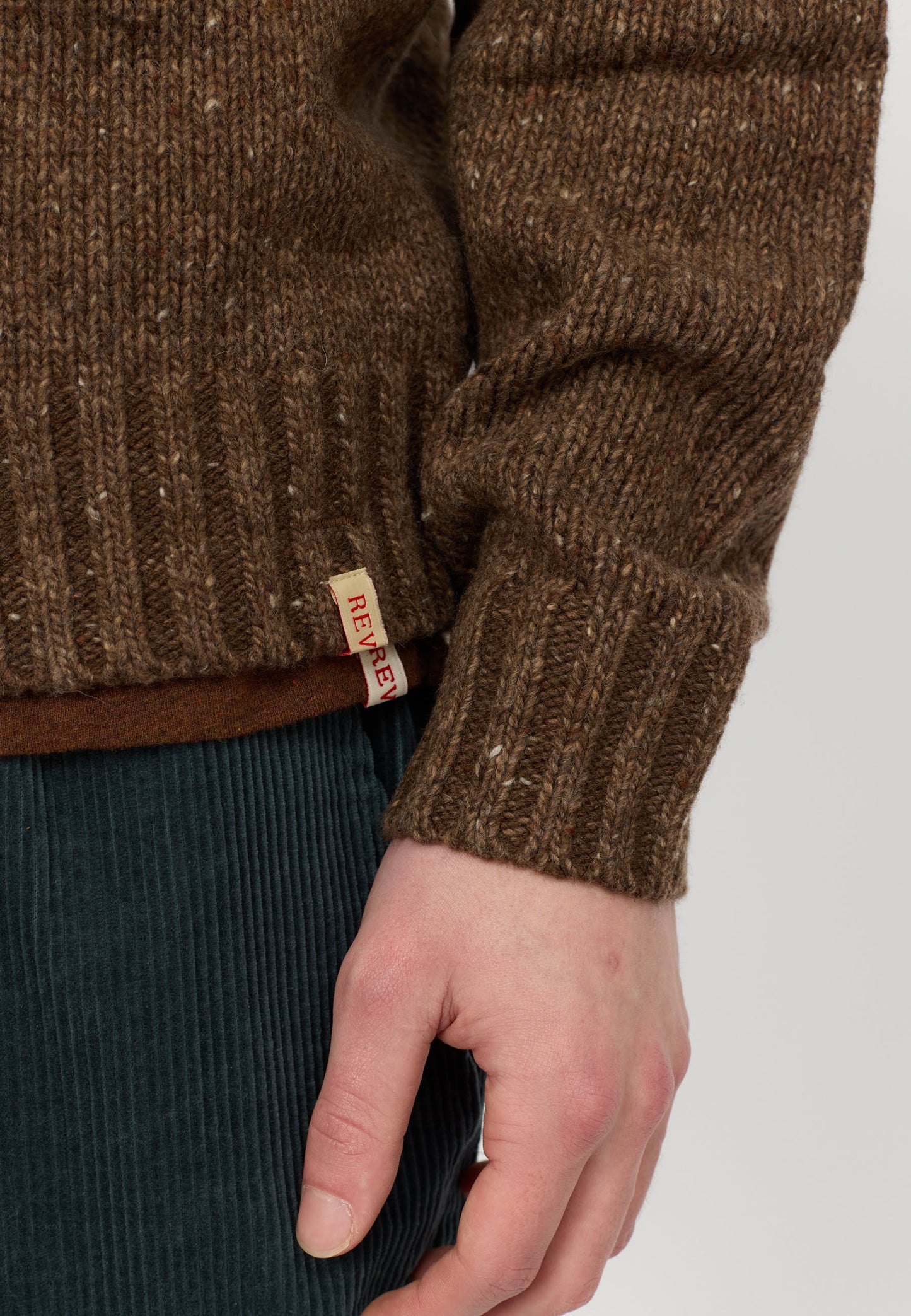 Revolution | Cardigan en mélange d'alpaga - Marron