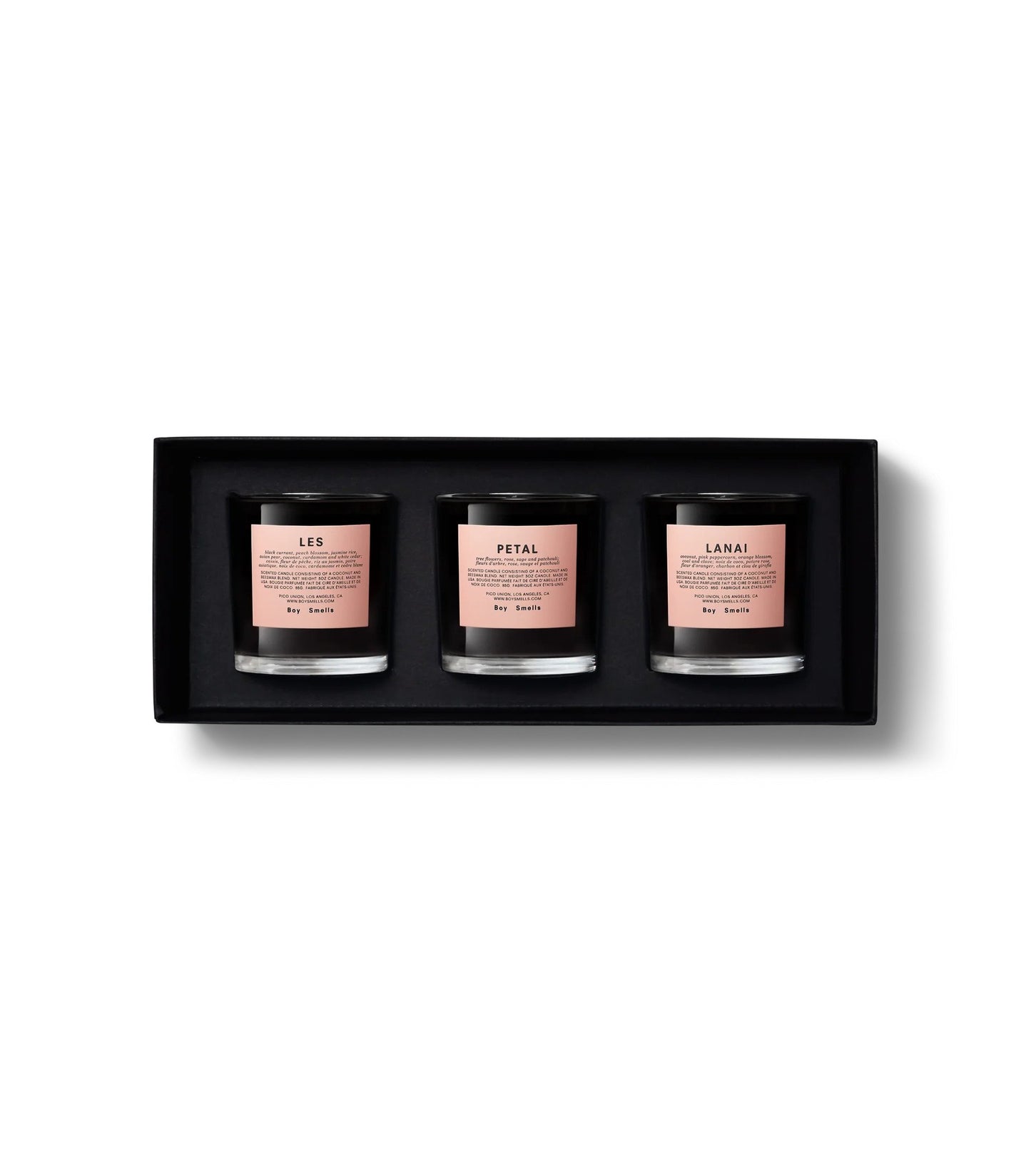 BOY SMELLS | Assortiment du trio Lanai, Petal et LES
