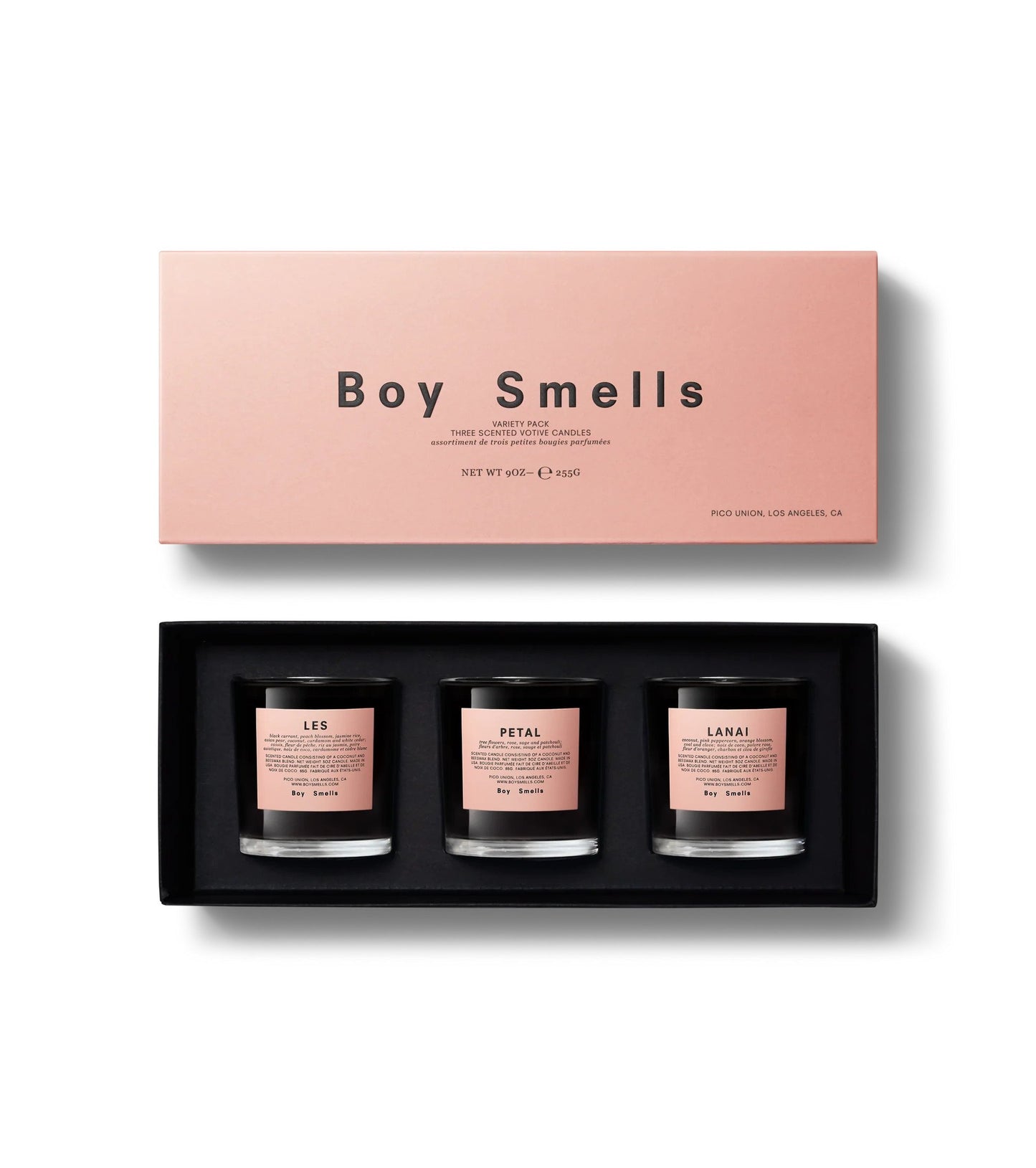 BOY SMELLS | Assortiment du trio Lanai, Petal et LES