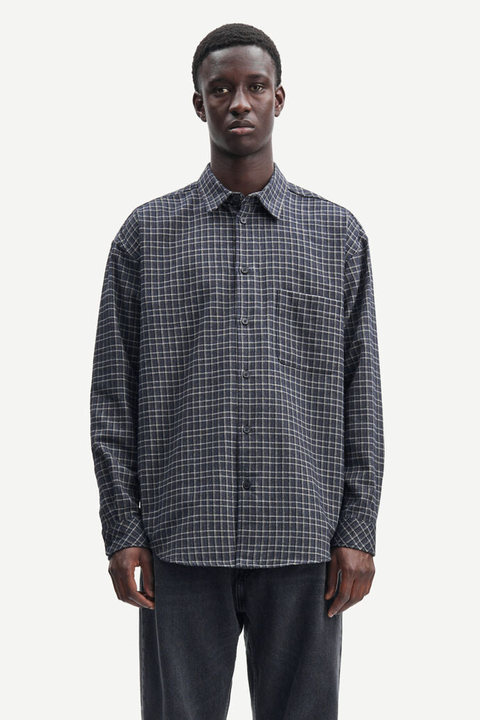 Samsoe Samsoe | Chemise Luan J - Charbon Noir