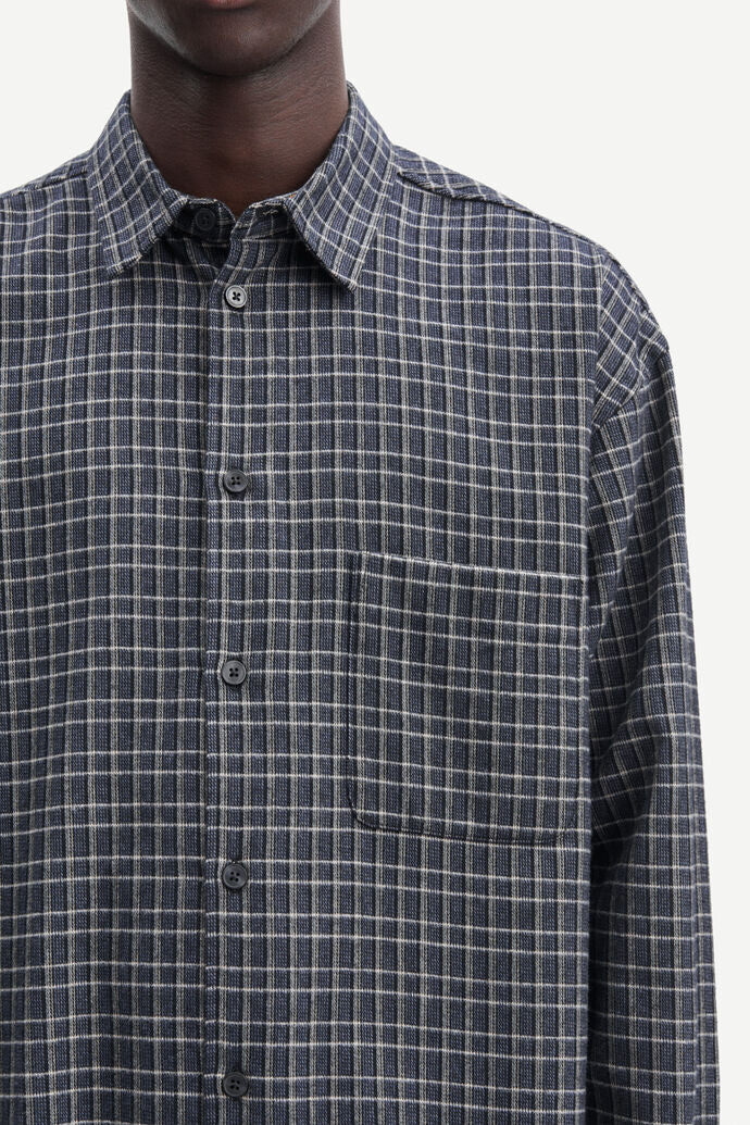Samsoe Samsoe | Chemise Luan J - Charbon Noir