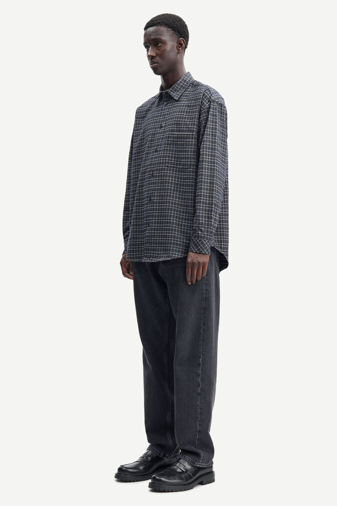 Samsoe Samsoe | Chemise Luan J - Charbon Noir