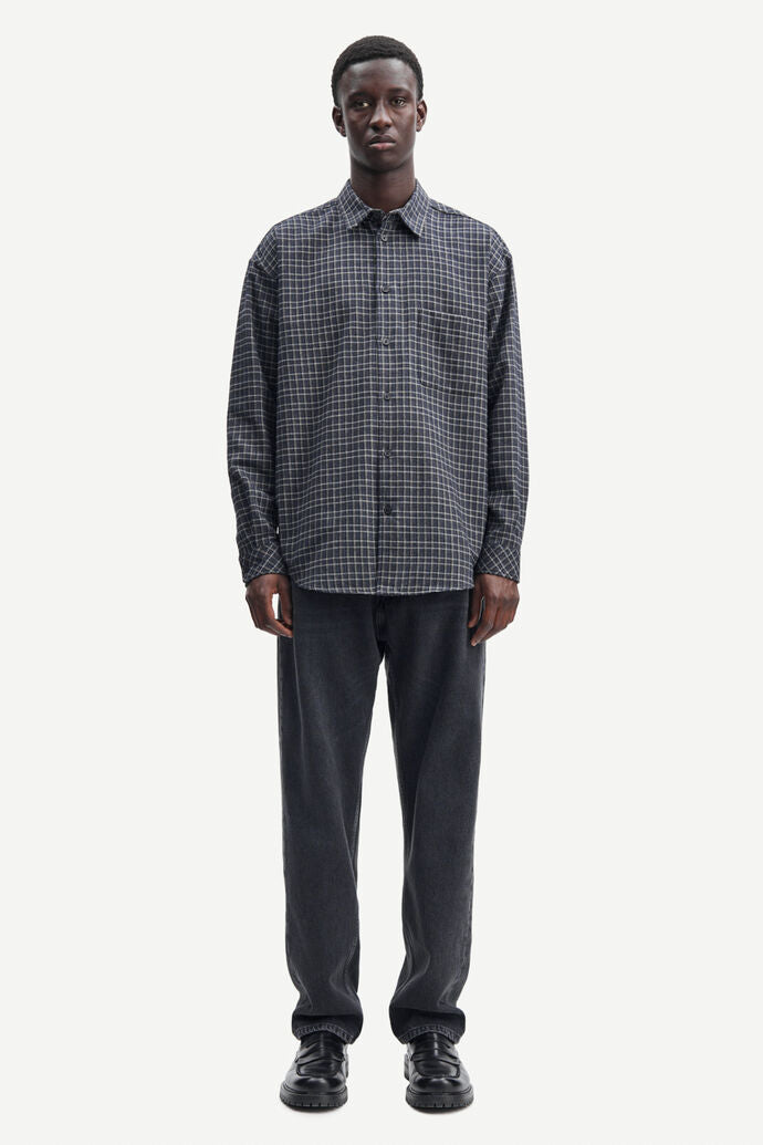 Samsoe Samsoe | Chemise Luan J - Charbon Noir