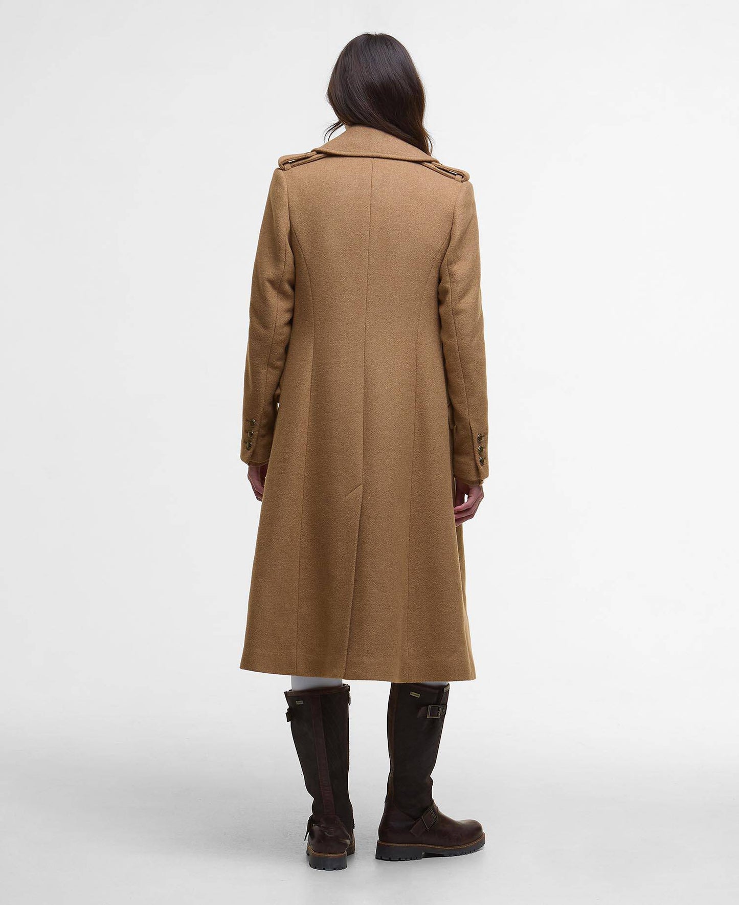 Barbour | Le manteau en laine à double boutonnage ''Cottesmore'' - Beige