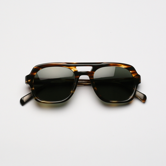 Steve McQueen Eyewear | Les lunettes de soleil ''LIMITS''  - JASPE TORTOISE