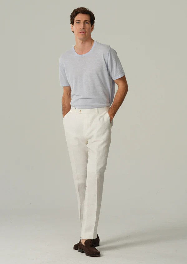 SAND Copenhagen | T-shirt en lin - Bleu clair