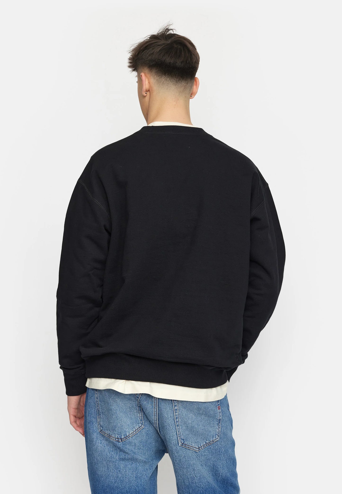 Revolution |Sweat-shirt ample à col rond / 2060 REV - Noir