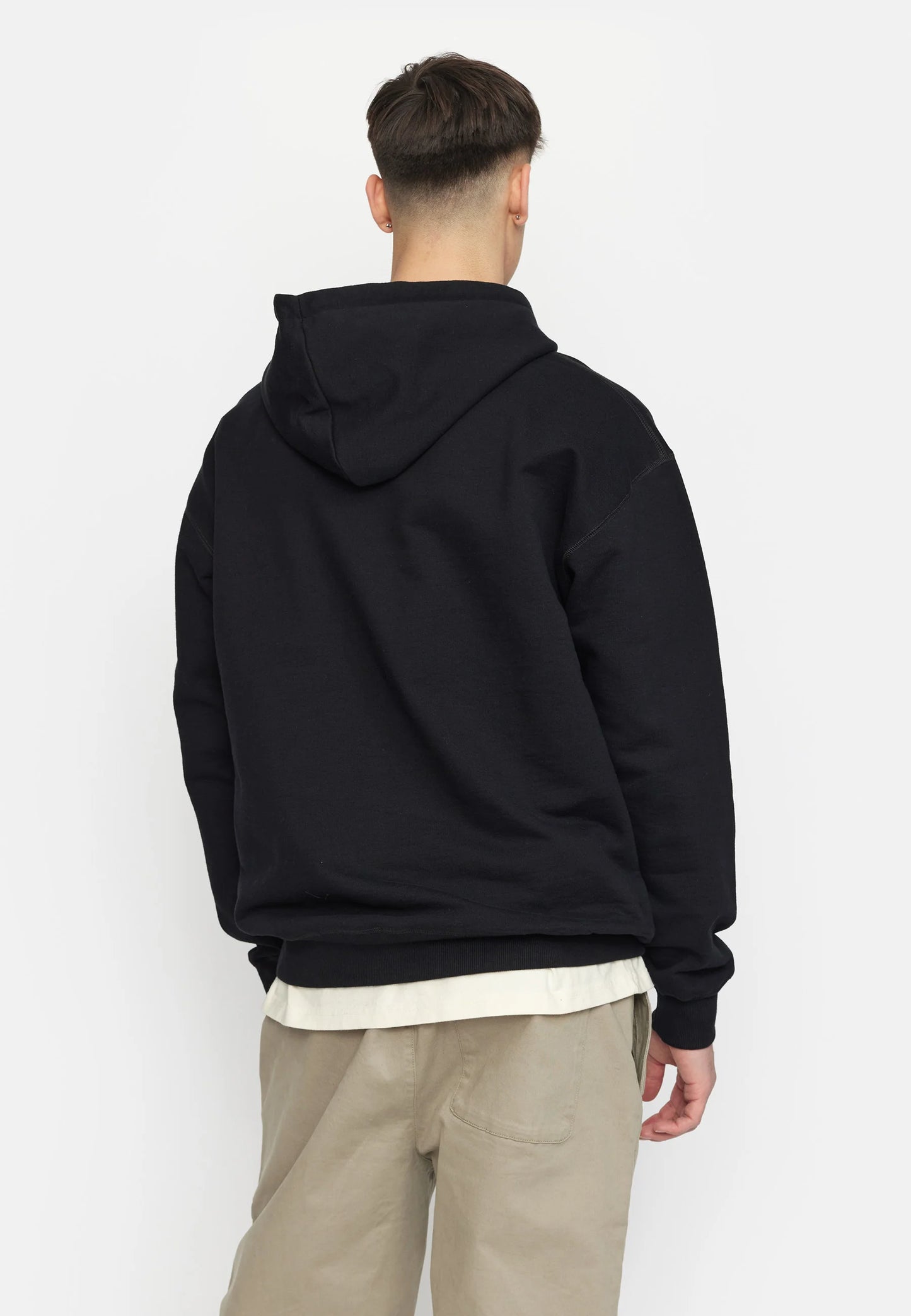 Revolution | Sweatshirt à capuche ample en coton - Noir