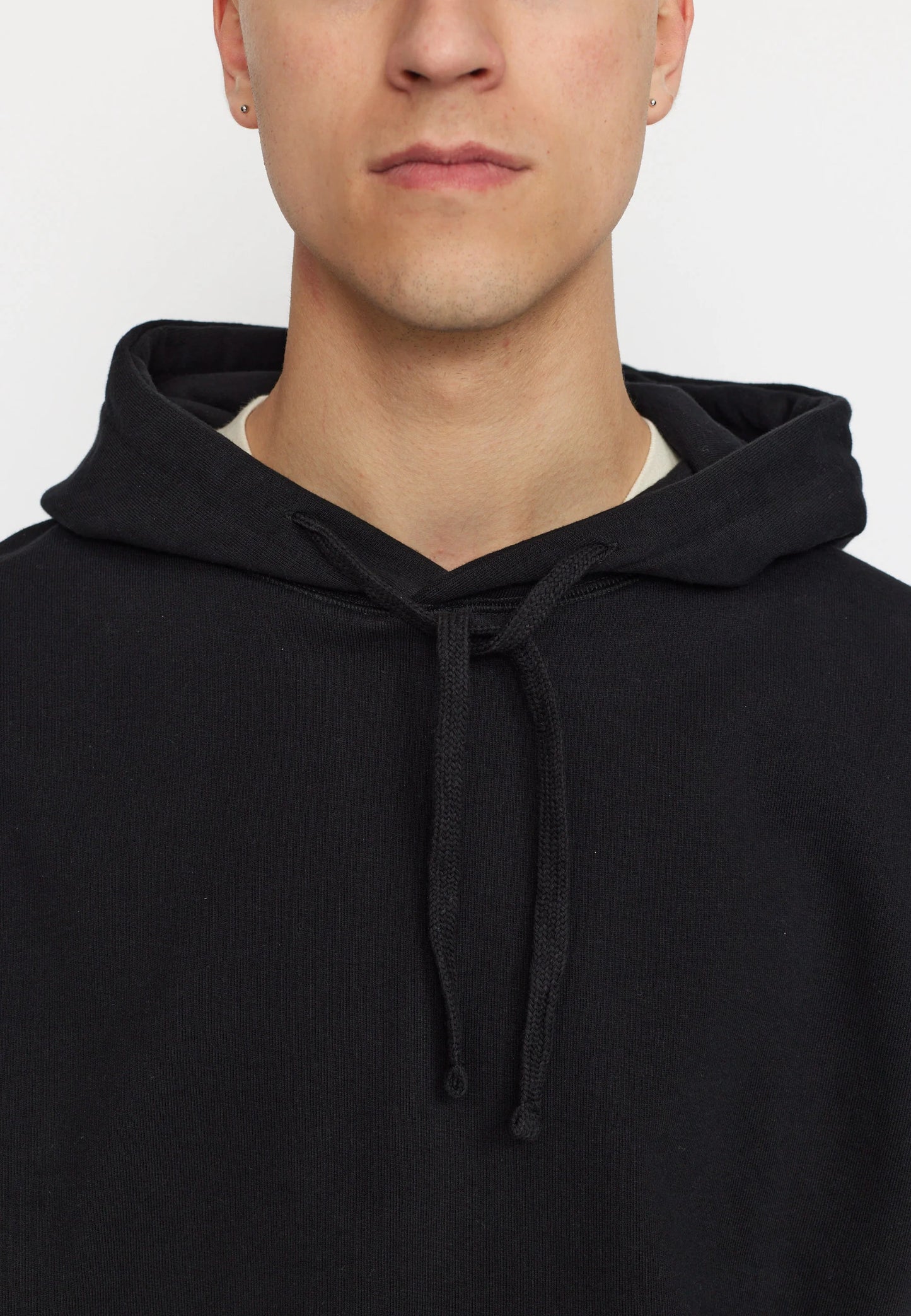 Revolution | Sweatshirt à capuche ample en coton - Noir