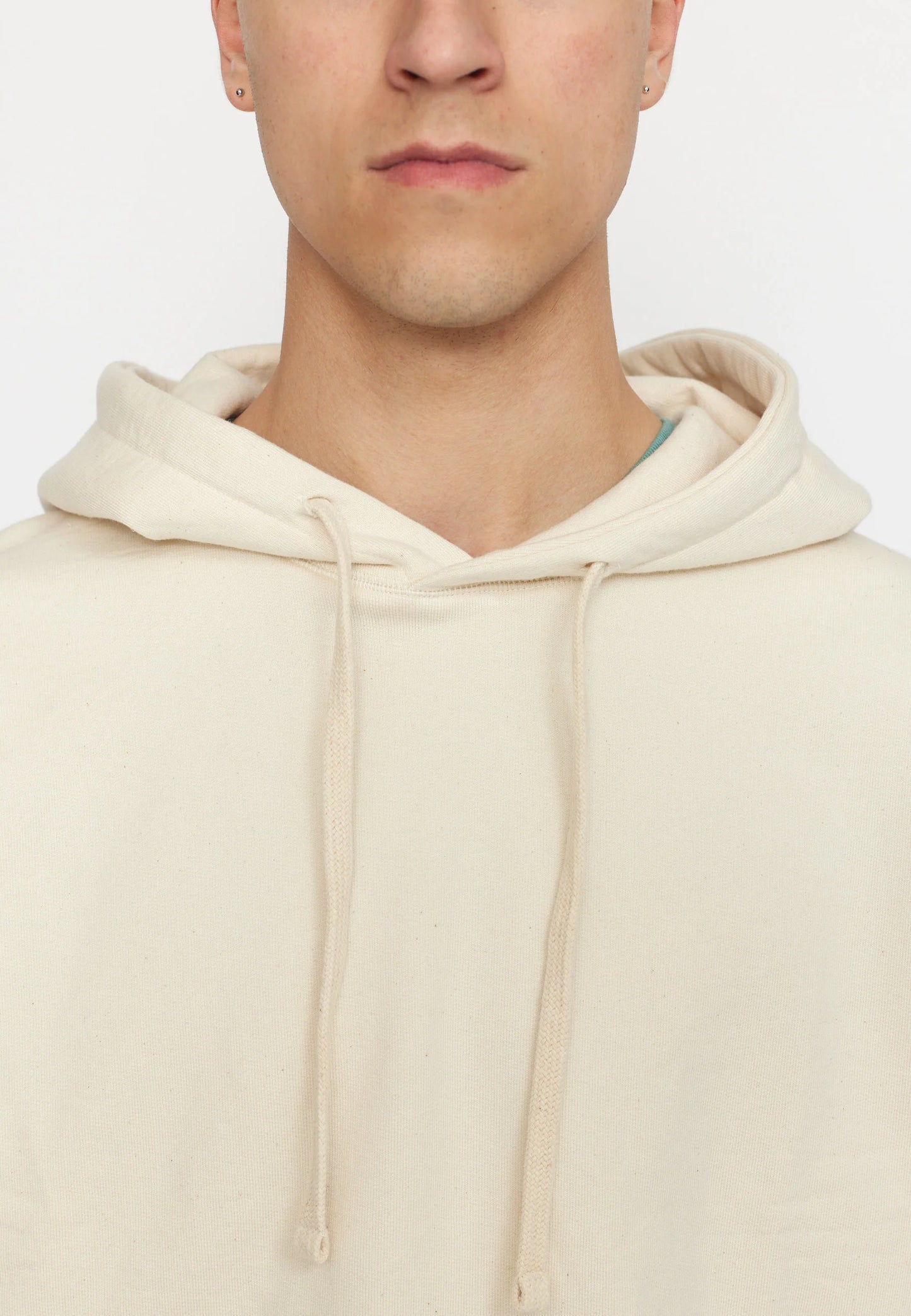 Revolution | Sweatshirt à capuche ample en coton - Blanc cassé