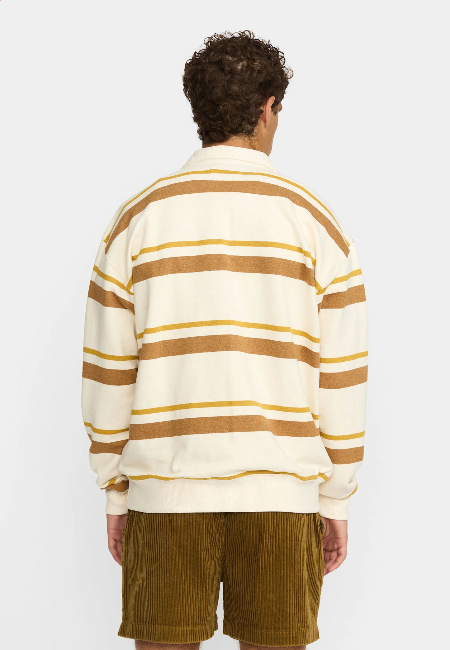 Revolution | Le sweat-shirt polo ample / 2805 - Brun