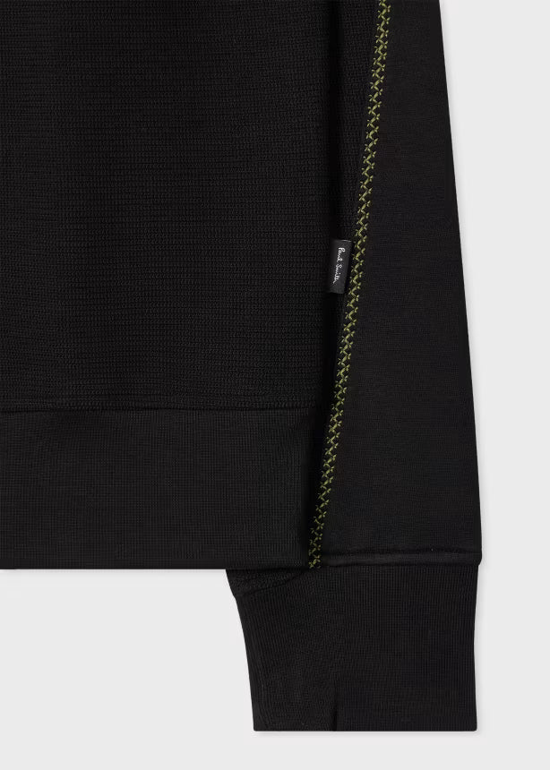 Paul Smith | Sweat-shirt texturé avec broderies contrastées - Noire