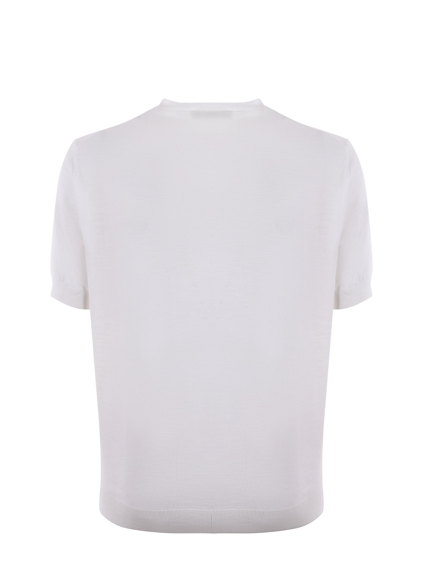 Filippo De Laurentiis | T-shirt léger en crêpe de coton- Blanc