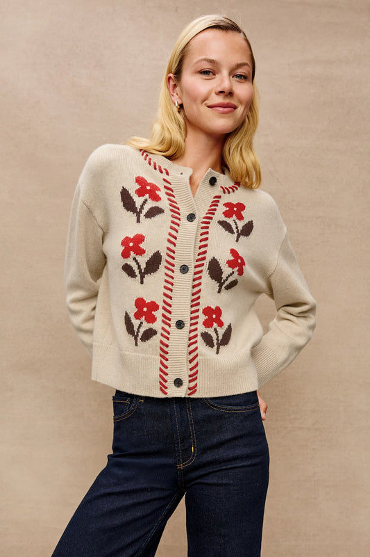 Rails | Cardigan en mélang de laine Mavie - Carmine Floral