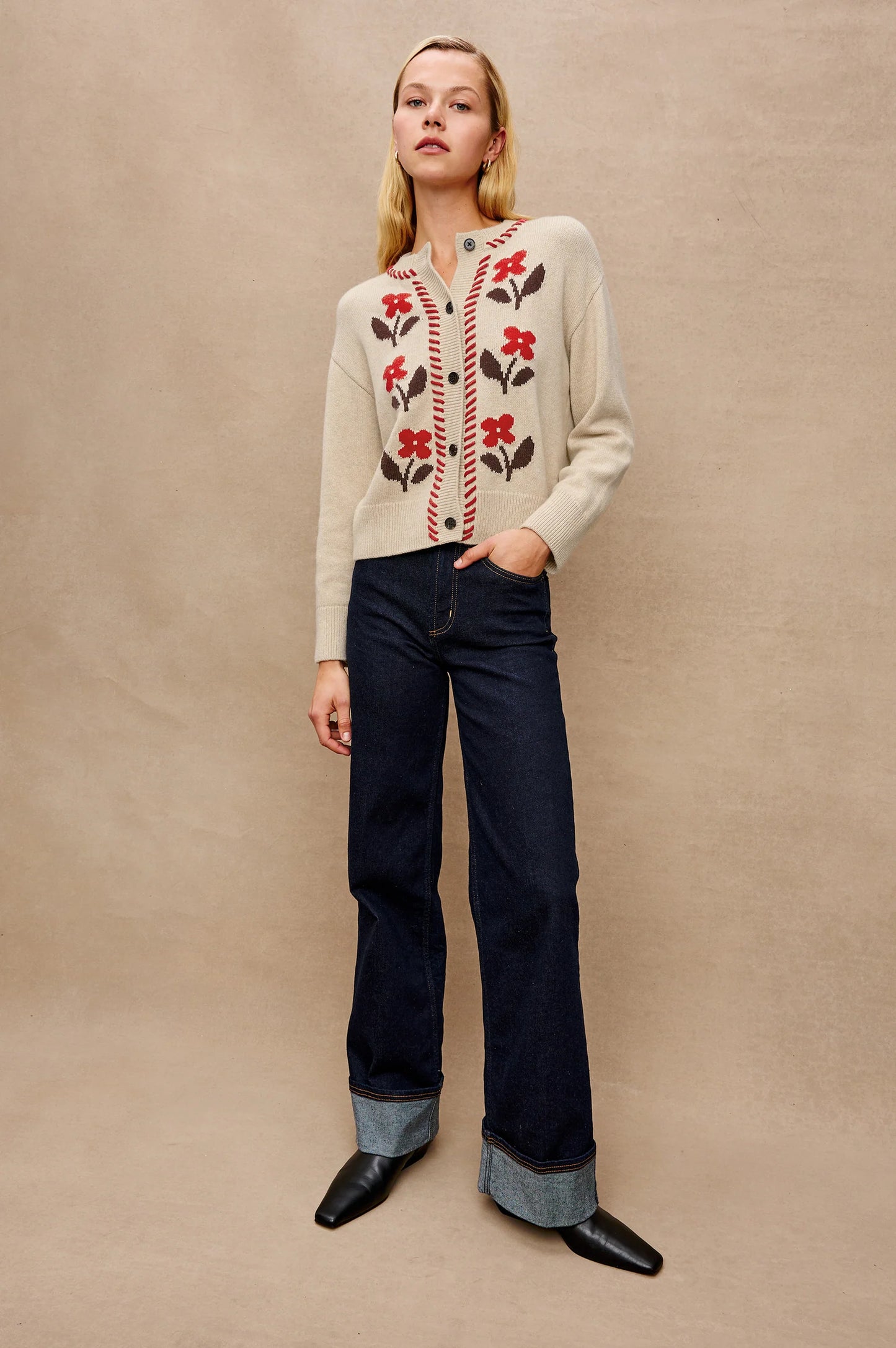 Rails | Cardigan en mélang de laine Mavie - Carmine Floral