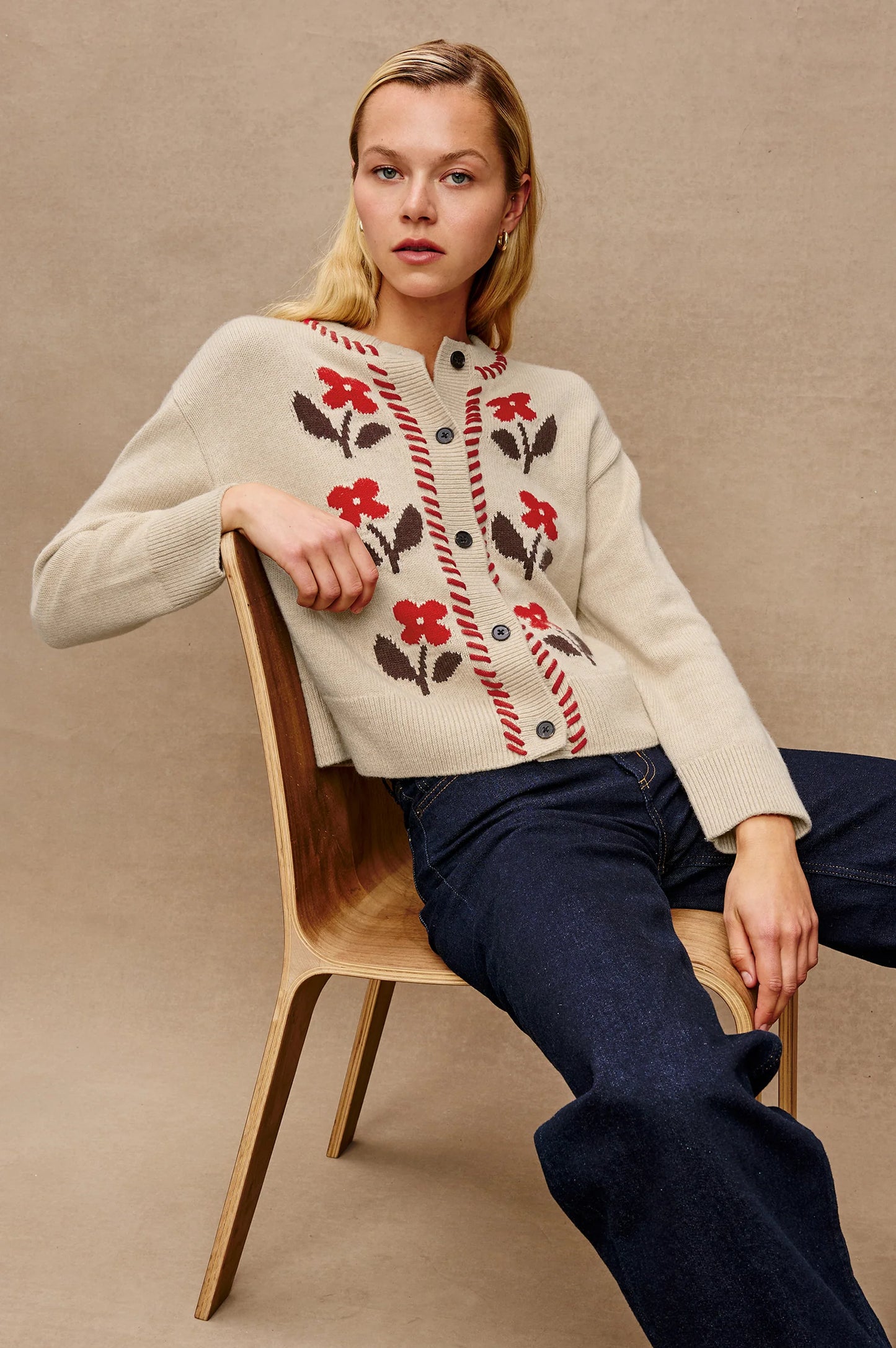 Rails | Cardigan en mélang de laine Mavie - Carmine Floral