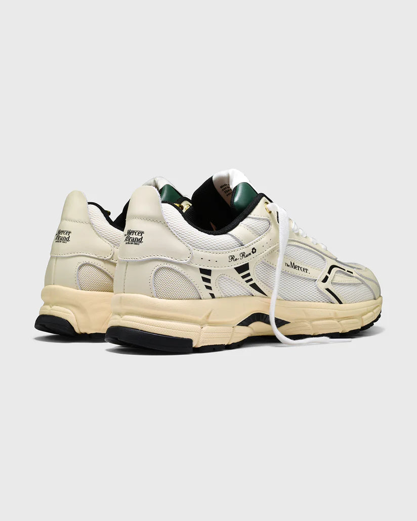 The Mercer | Les baskets « Re-Run Nappa » - 102 Blanc cassé