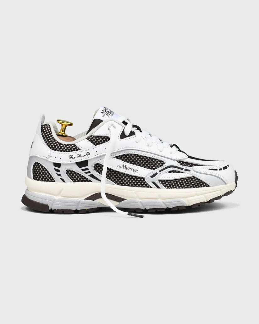 The Mercer | Les baskets ''The Re-Run White Silver'' - Marron / Blanc