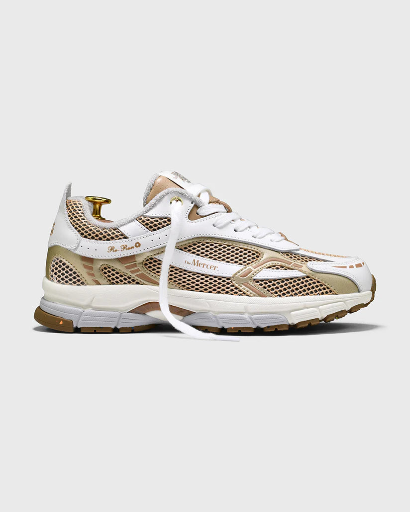 The Mercer | Les baskets ''The Re-Run White Silver'' - Or / Blanc