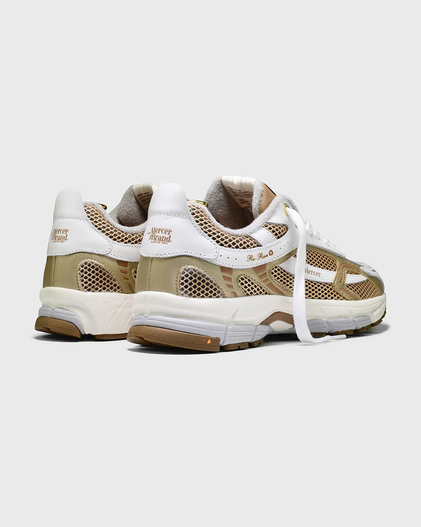 The Mercer | Les baskets ''The Re-Run White Silver'' - Or / Blanc