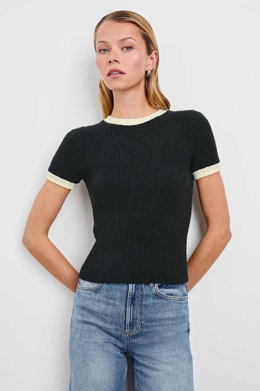 Rails | Top "MEREDITH" - Noir/Ivoire