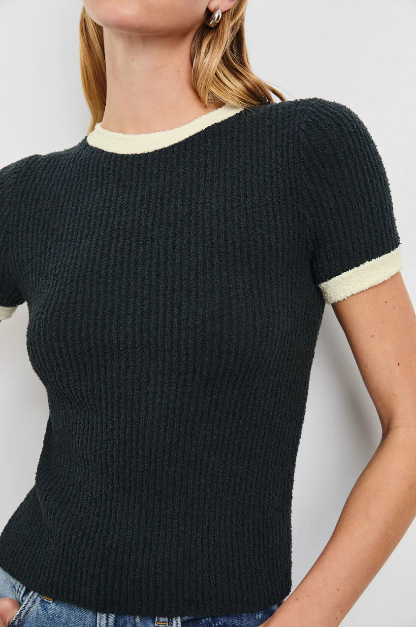 Rails | Top "MEREDITH" - Noir/Ivoire