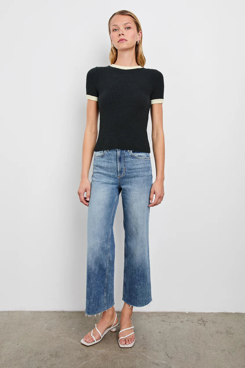 Rails | Top "MEREDITH" - Noir/Ivoire